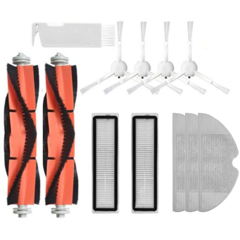 Dreame – brosse principale détachable, brosse latérale, filtre, pièces de chiffon, 12 pièces