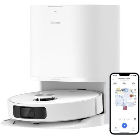 Dreame L10 Prime staubsauger roboter,selbstreinigendem Wischmopp,LDS-Navigation,4000 Pa