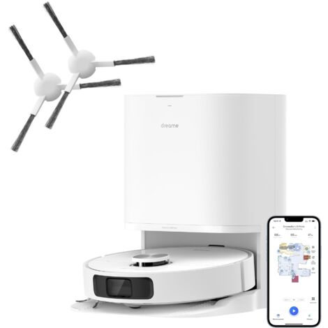 Dreame L10 Prime VM Combo Robot Aspirapolvere con 2 Spazzole laterali aggiuntive(3 in totale), Sollevamento del Mocio da 7 mm, Mocio Autopulente, Navigazione LDS,... - L10PRIMEVM COMBO - L10PRIMECOMBO