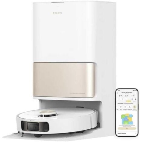 DREAME L10s Pro Ultra Heat Robot Aspirapolvere e Lavapavimenti, Estensione del Mocio, Mocio autopulente con Acqua Calda, Aspirazione 7.000 Pa, Lavaggio e Pulizia Pavimenti con Doppio Mocio