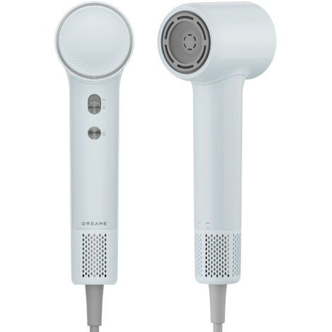 DREAME Mini Sèche-Cheveux Bleu À Grande Vitesse, 270 g, Séchage Rapide, Modes Personnalisés, Moteur 100 000 tr/min, 5 Modes