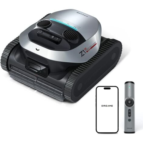 DREAME Poolroboter Z1 Pro, Hightech-Poolerkennung & Pfadplanung, hohe Saugleistung, Poolboden,für Pools bis 200 ㎡