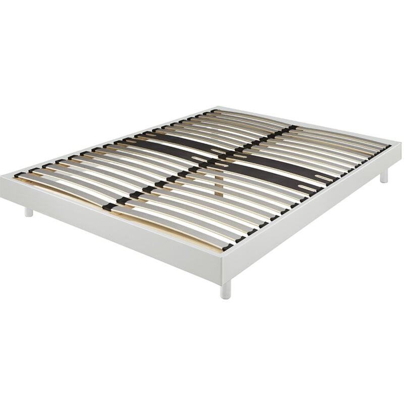 Altobuy - dreamkit - Sommier à Assembler 140x190 Finition Blanc