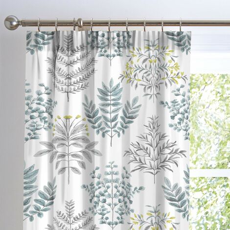 Dreams & Drapes - Emily - Coppia di tende plissettate – 168 x 183 cm (larghezza x lunghezza), colore uovo d'anatra