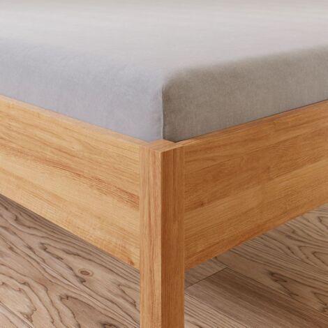 DREAMY PREMIUM Jersey-Spannbettlaken - Hellgrau - 90x200cm