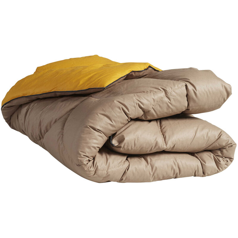 Dredon gonflant bicolore taupe-or Terre De Nuit 140x150