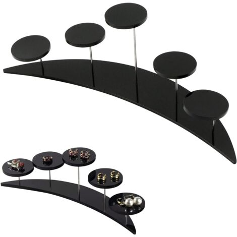 Drehbarer 5-stufiger Acryl-Präsentationsständer – für Nagellack und Schmuck, platzsparend, übersichtlich & elegant