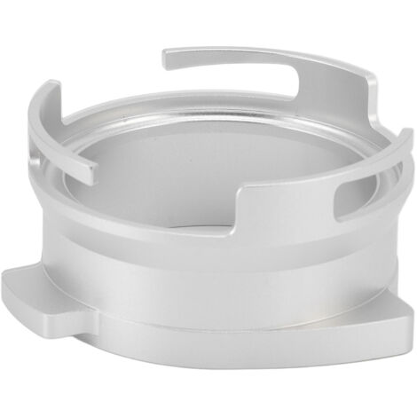Drehbarer Ausgabetrichter aus Aluminiumlegierung, 54 mm, für Siebträger – Silber, Zubehör für Kaffeemaschinen