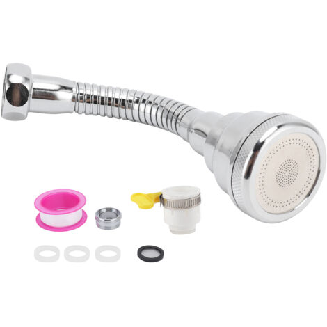 Drehbarer Brausekopf mit Filter und Wassersparfunktion – 15 x 5 x 5 cm