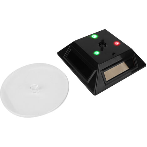Drehbarer LED-Ständer für Handy, Uhr und Schmuck – Solarbeleuchtung für Präsentation und Make-up