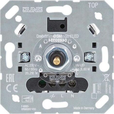 Drehdimmer Jung, 3-21W LED Unterputz-1730DD