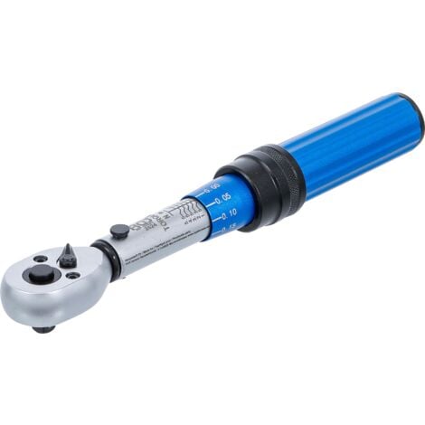 BGS TECHNIC Drehmomentschlüssel Abtrieb Außenvierkant 6,3 mm (1/4") 1 - 6 Nm