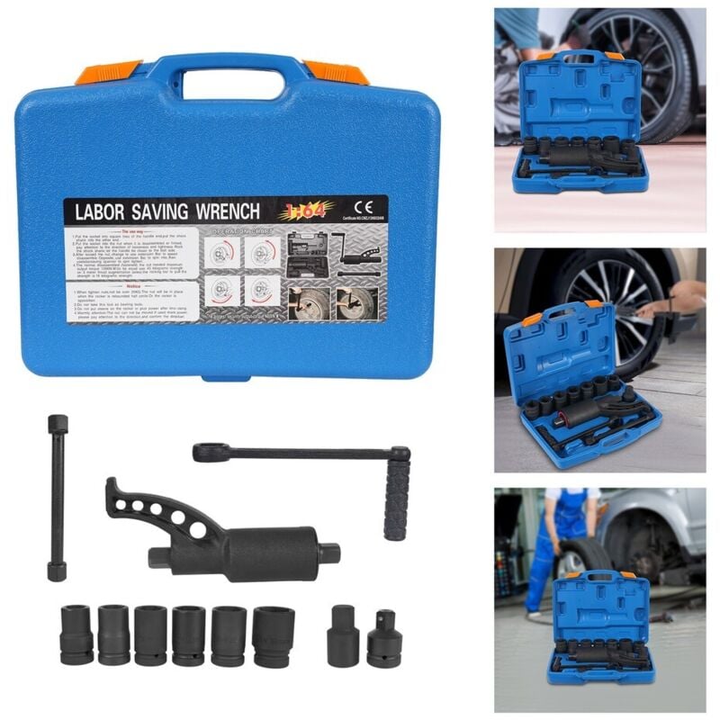 Image of Drehmomentverstärker Drehmomentschlüssel Satz Reifenwechselbacken Mit Transportbox