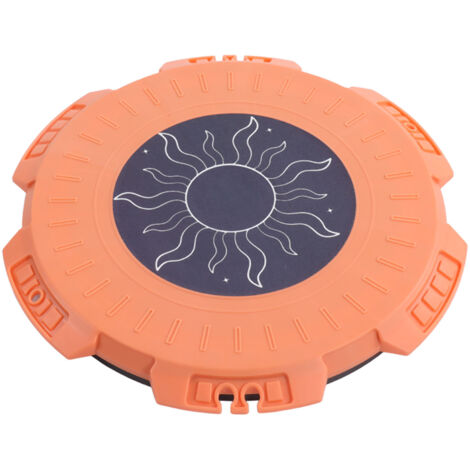 Drehscheibe für die Taille – Geräuschloses Fitness-Balanceboard, Trainingsgerät für Zuhause und Büro, Farbe Orange.
