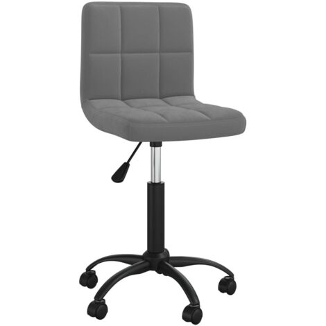 Drehstuhl Esszimmer Grau Velours