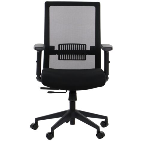 Drehstuhl mit ausziehbarer Sitzfläche RIVERTON M/L - verschiedene Farben - schwarz-schwarz