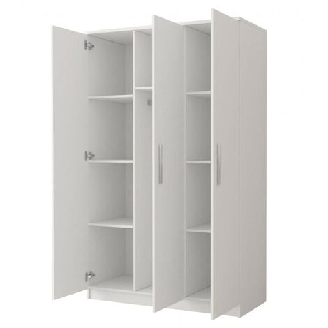 IDŹCZAK-MEBLE Drehtürenschrank EGA I 19 3D 120 cm WEISS