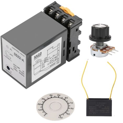 Drehzahlregler für 220 V Wechselstrom, 50/60 Hz, SS-22 Drehzahlregler für 90–1700 U/min