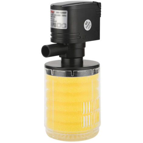 Drei-in-Eins-Aquarienfilter mit Sauerstofffilter, Pumpe und integriertem Filtermedium.