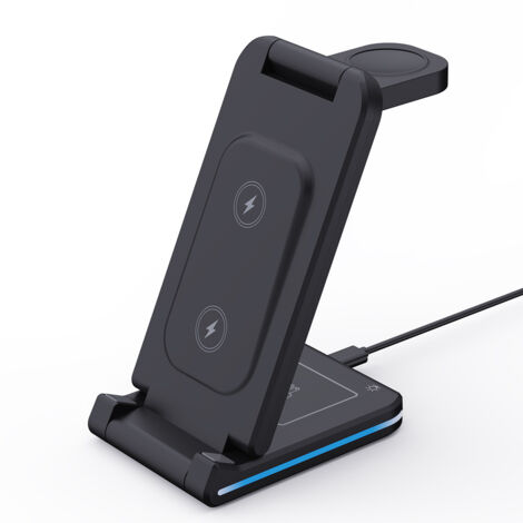 Drei-in-eins-Multifunktions-Wireless-Ladegerät, universelles Apple-Handy-Uhr-Headset, kabelloses Laden 15 W