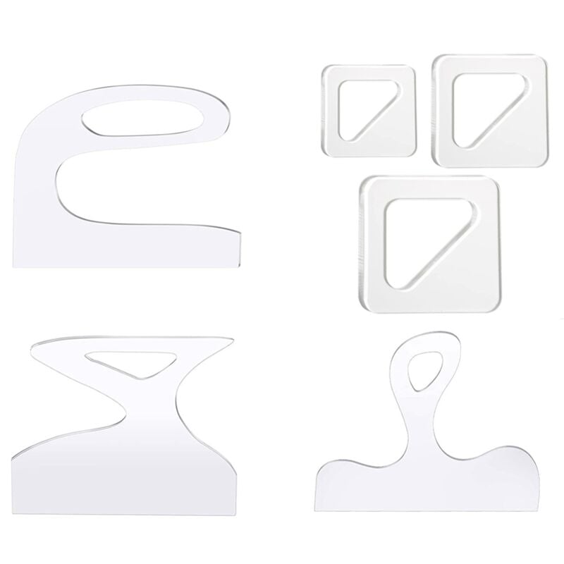 Image of Dreieck Schneidebrett Charcuterie Griff Vorlage geschnitten Acryl Router Holzbearbeitung
