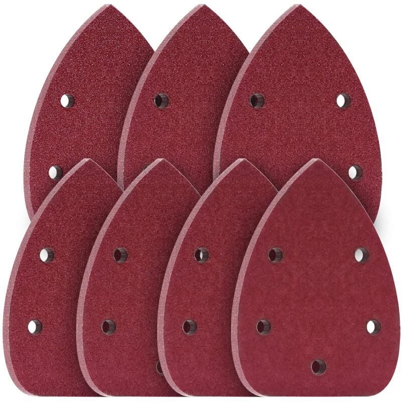 Image of Dreieckige Schleifscheiben, 10 Stück, Körnung 40/60/80/120/180/240/400, für Schleifmaschinen