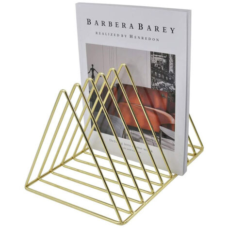 Dreieckiger Dokumentenorganizer, Halter für Fotoalben und Zeitschriften, dekorative Schreibtischablage für Zuhause und Büro.