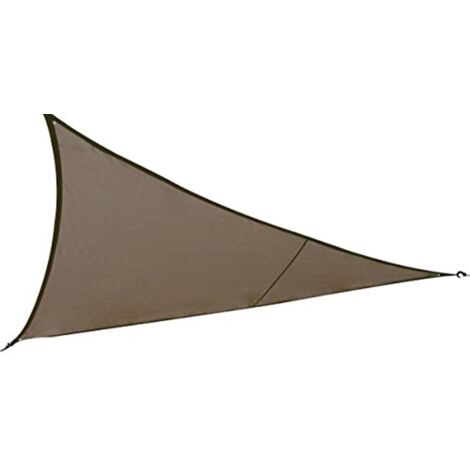 Dreieckiges Sonnensegel Curacao Maulwurfsgrau - 5 x 5 x 5 m