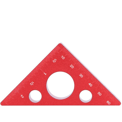 Dreiecklineal aus dicker Aluminiumlegierung für Holzbearbeitung und Heimwerkerprojekte