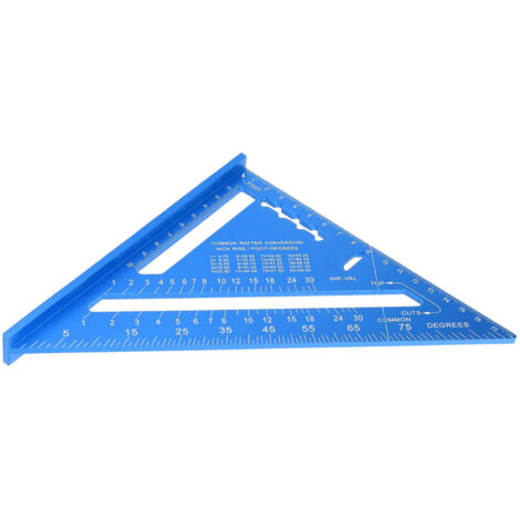 Dreiecklineal, Kreissägenlineal für Holzbearbeitung, Aluminiumlegierung, Skala, Winkelmesser, 45°-Markierungswerkzeug, Holzbearbeitungswerkzeuge, Vermessungsbedarf, 90