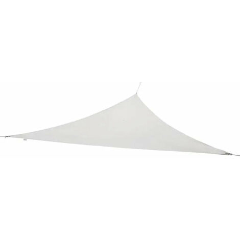 Dreiecksschatten Segel in Polyester 185 Gr 5x5x5 Meter Positano - White