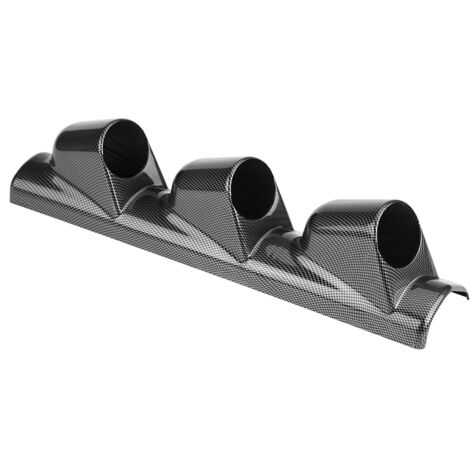 Dreifach-Instrumentenhalterung aus Kohlefaser, A-Säulen-Podgruppe, einfache Montage, universell, schwarz, linke Montage, 52-mm-Instrumente