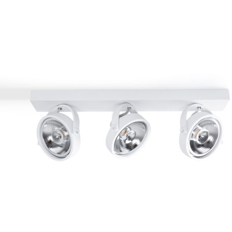 Dreifach verstellbarer Deckenstrahler IRIS + 3 AR111 GU10