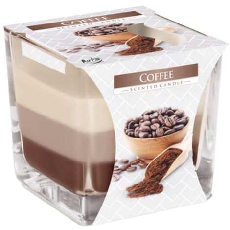 Dreifarbige Kaffeeduftkerze