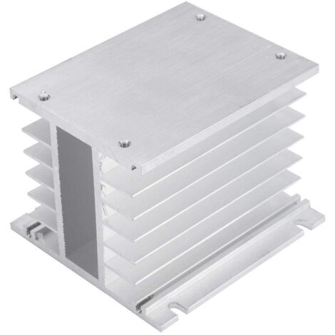 Dreiphasen-Solid-State-Relais-Kühlkörper SSR-Ableitung Aluminium Kühlkörpers,Kühlerlüfterbaugruppe