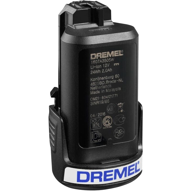 Image of Dremel - Batteria agli ioni di litio 880 12V, pacco batterie li-ion per utensili rotativi 8200, 8220