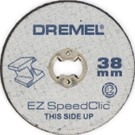 DREMEL 2615S456JC EZ SpeedClic: kit de 5 discos de corte para metal. SC456
