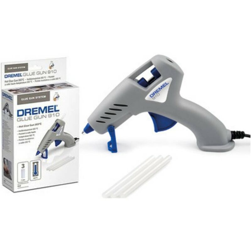 

Dremel F0130910JA Pistola de pegar 910 165°C 7mm + 3 barras pegamento