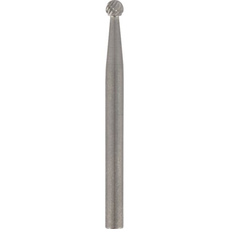 Dremel 9905 Fraise ronde en carbure de tungstène - accessoire pour outil multifonction avec 1 fraise de 3,2 mm pour façonner, lisser et enlever de la matière sur l'acier, le plastique, le bois et bien