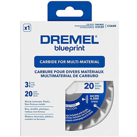 Dremel Blueprint CS600 lame multi-matŽriaux pour scie circulaire compacte 12V