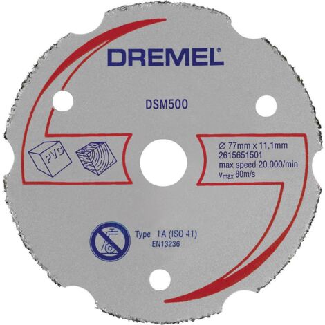 Dremel Disco da taglio Multiuso DSM500 Diam 77mm x 11,1 mm