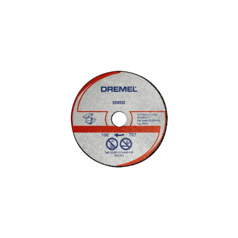 Dremel - 2615S510JB DSM510 Saw-Max Metal Cutting Wheel 3 Pack