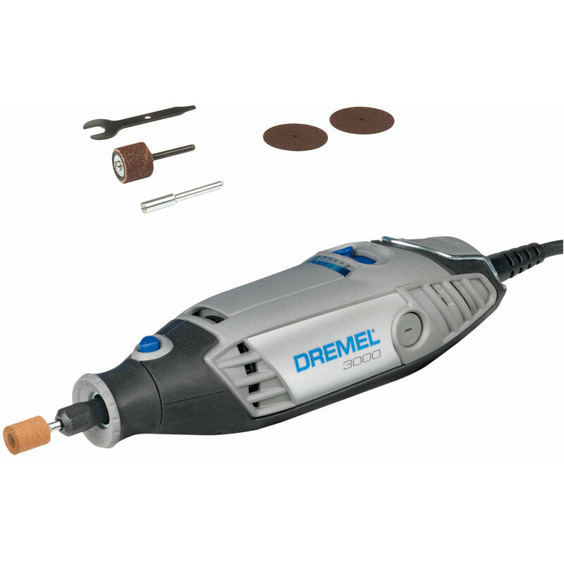 Dremel elettroutensile smerigliatrice di precisione multifunzione con 5 accessori Dremel 3000 (3000-5)