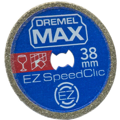 Dremel EZ SpeedClic SC545DM Premium Diamant-Trennscheibe 38 mm für harte und abrasive Materialien