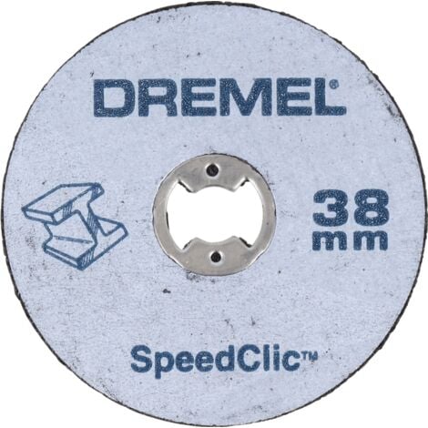 Dremel EZ SpeedClic Starter-Set (EZ SC-Aufspanndorn, 2 Metall-Trennscheiben Ø 38,0 mm)