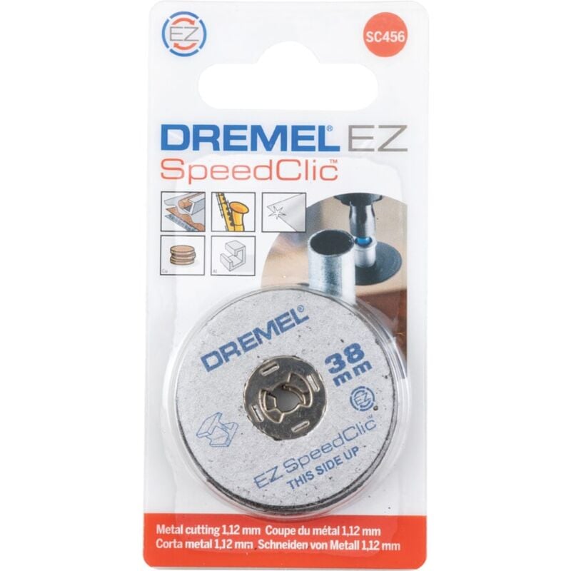 Dremel SC456 EZ SpeedClic Metal Cutting Wheels, Pack of 5