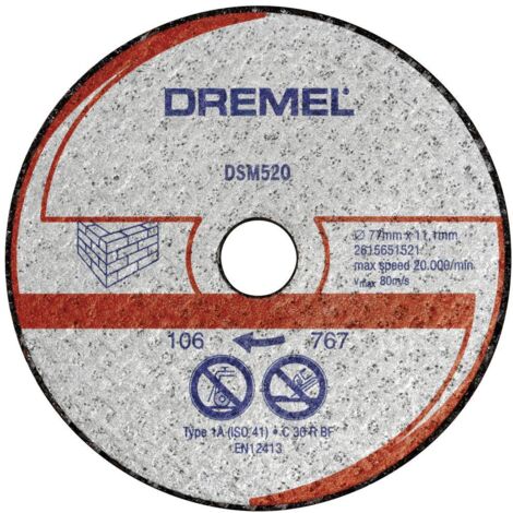 DREMEL Lot de 2 Disques pour Scie Compacte Dremel DSM20
