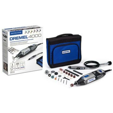 DREMEL Multi Power Tool 4000-45 Drill Flexi Shaft 45 Accessories Rotary Kit