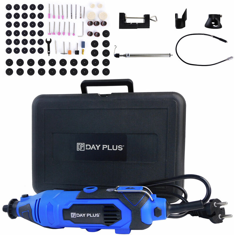 Briefness - Dremel Rotary Tool 175 w, Rotary Multi Tool Kit 80PCS Accessories for Cutting, Carving, Sanding, Drilling, Polishing, Routing,