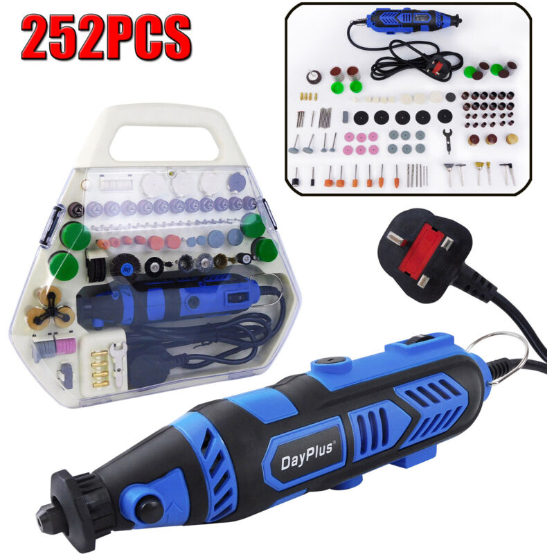 Image of Dayplus - Dremel Schleifer Schleifgerät Schleifmaschine Multifunktionswerkzeug 252 teilig